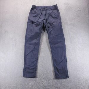 BYLT Pants Mens M Blue Weekender Chino Elastic Cargo Pockets Stretch Casual